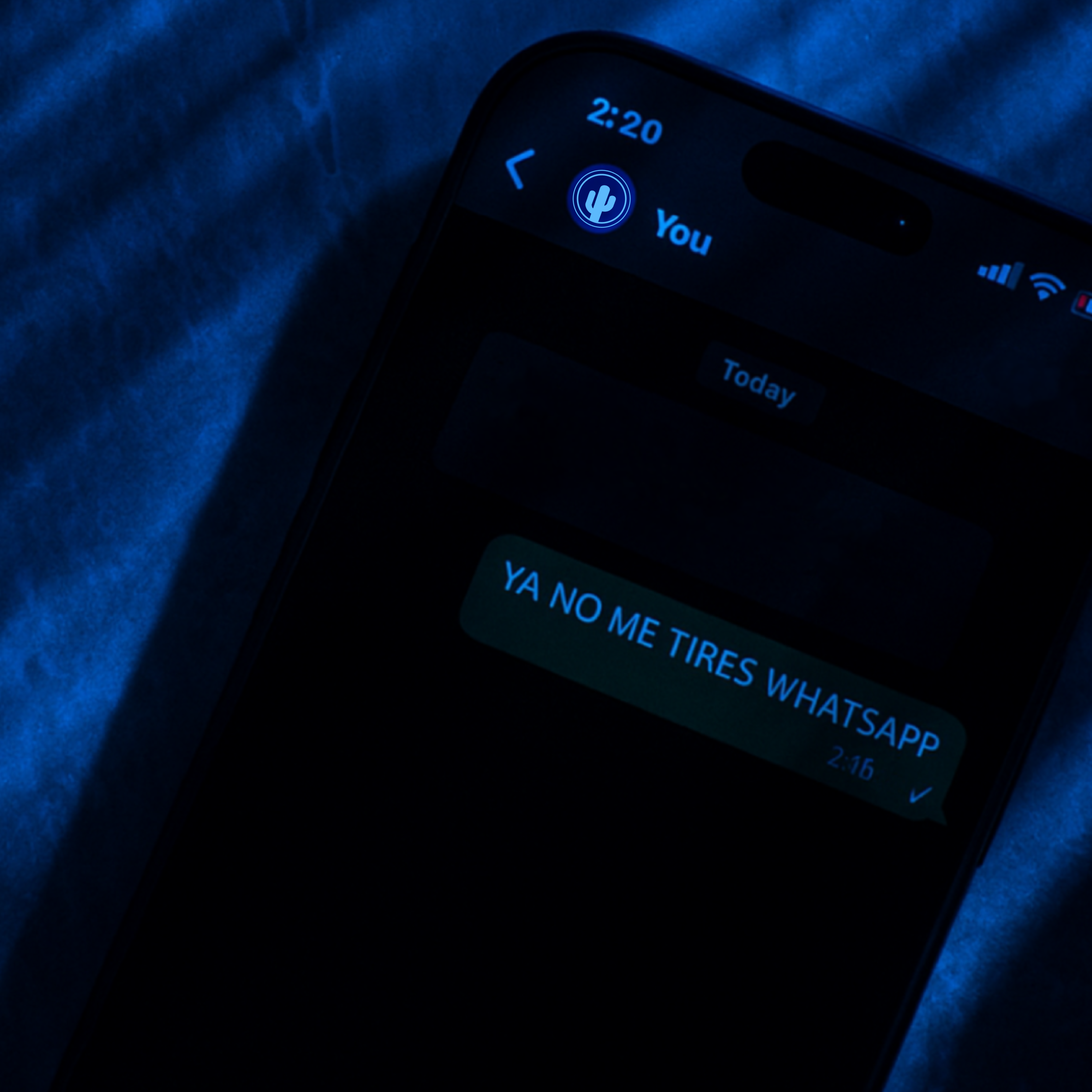 Portada de YA NO ME TIRES WHATSAPP